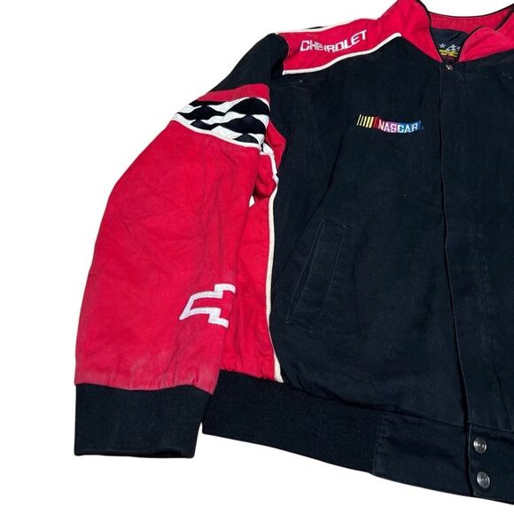 Vintage Chevy Chevrolet NASCAR Jacket Large - Picture 5 of 12